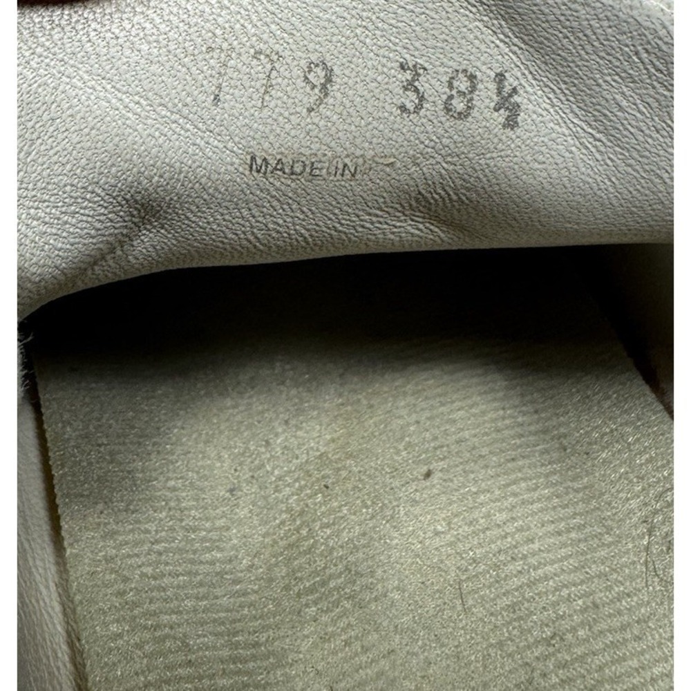 Prada Speech Bubble Comic Low Top 779 White Leather Shoes Womens Size 8.5 US - Picture 9 of 10